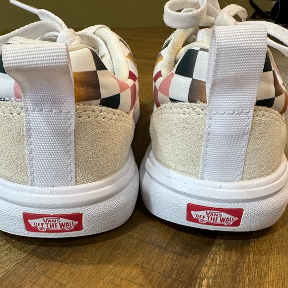 Vans Ultra Range EXO Lightweight Cream and Multicolor Checkered Sneakers - Picture 7 of 10